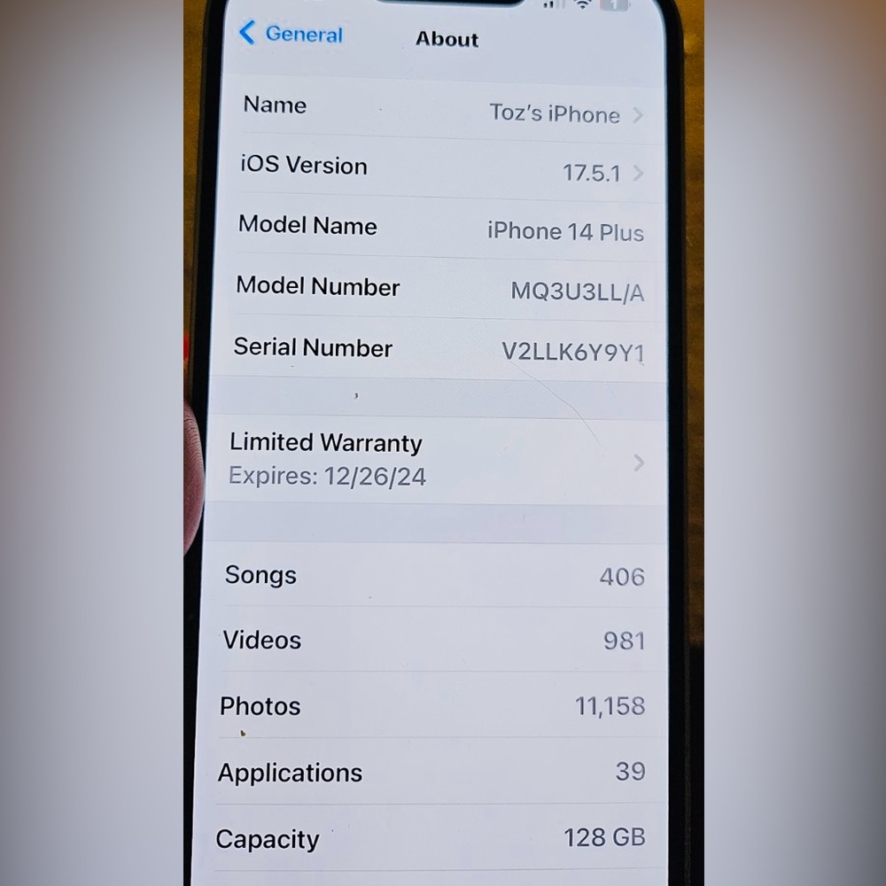iPhone 14 Plus.